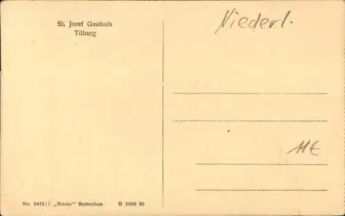 Ak Tilburg Nordbrabant Niederlande, St. Jozef Gasthuis