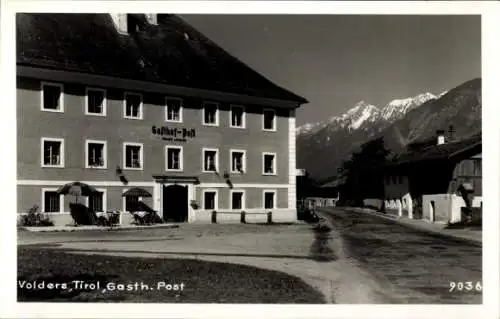 Foto Ak Volders Tirol, Gasthof Post, Inh. Franz Leitner