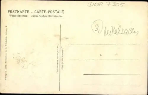 Ak Kriebstein in Sachsen, Burg Kriebstein, Schloss