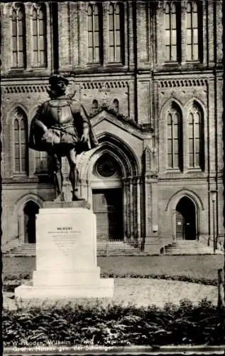 Ak Wiesbaden in Hessen, Wilhelm von Oranien Denkmal