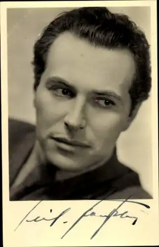 Ak Schauspieler Richard Häussler, Portrait, Autogramm