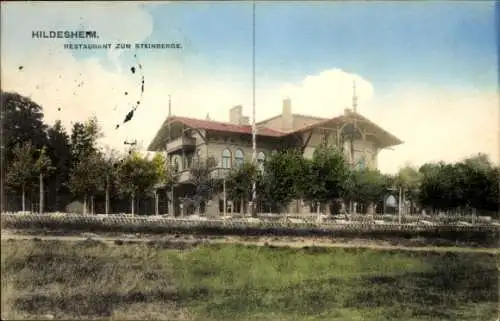 Ak Hildesheim in Niedersachsen, Restaurant zum Steinberge