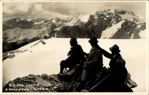 Ak Ortler-Alpen, Bergsteiger, Bergkette