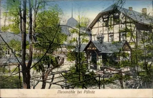 Ak Dresden Pillnitz, Meixmühle im Friedrichsgrund