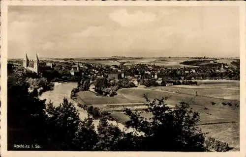 Ak Rochlitz an der Mulde, Panorama