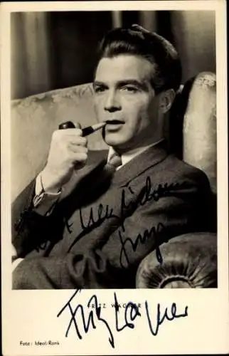 Ak Schauspieler Fritz Wagner, Portrait, Autogramm