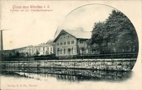 Ak Werdau in Sachsen, Turnhallenstraße