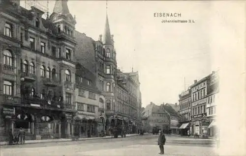 Ak Lutherstadt Eisenach in Thüringen, Johannisstraße