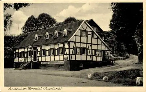 Ak Sanssouci Volkringhausen Balve im Sauerland, Restaurant Sanssouci