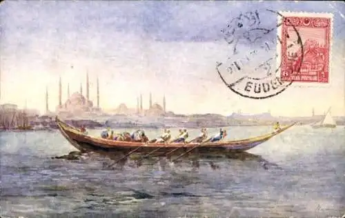 Künstler Ak Konstantinopel Istanbul Türkei, Großhändlercaique