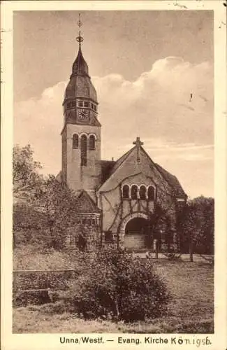 Ak Königsborn Unna im Ruhrgebiet, Evangelische Kirche