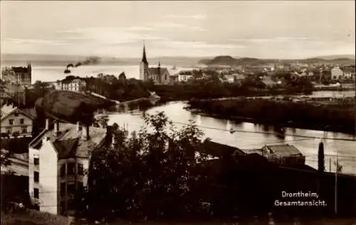 Ak Trondhjem Trondheim Norwegen, Gesamtansicht