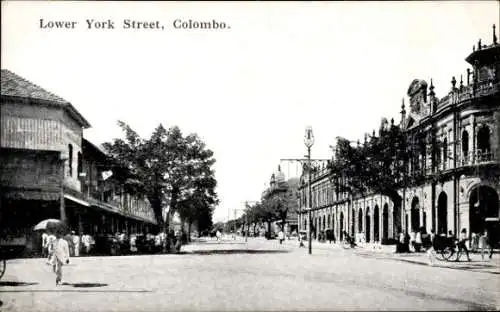 Ak Colombo Ceylon Sri Lanka, Lower York Street