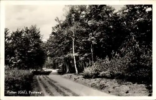 Ak Putten Gelderland, Postweg