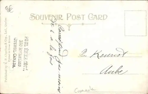 Ak Quebec Kanada, St. Louis Gate, Winter