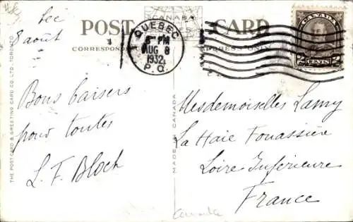 Ak Quebec Kanada, Die Zitadelle und das Chateau Frontenac