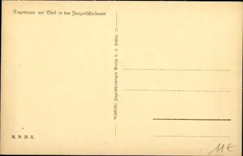 Ak Berlin, Schwimmende Jugendherberge Oberbürgermeister Böß und Dr. Reimann