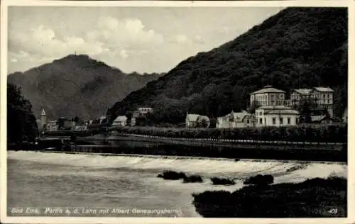 Ak Bad Ems an der Lahn, Albert Genesungsheim