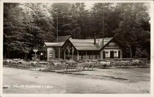 Foto Ak Fuchstanz Königstein im Taunus, Café Ferd. Müller