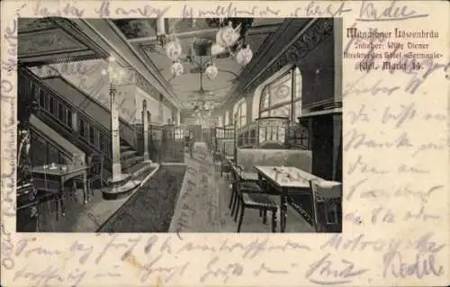 Ak Kiel, Münchener Löwenbräu, Markt 14