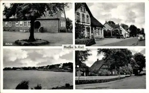 Ak Russee Kiel, Schule, Teilansichten