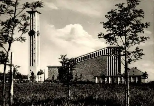 Ak Würzburg am Main Unterfranken, St. Alfons, Turm