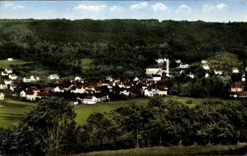 Ak Bad Bocklet in Unterfranken, Totalansicht, Stärkste Stahlquelle Deutschlands