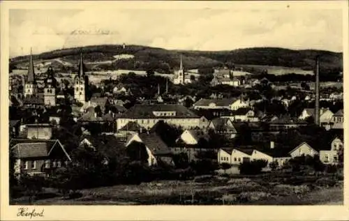 Ak Herford in Westfalen, Ortsansicht