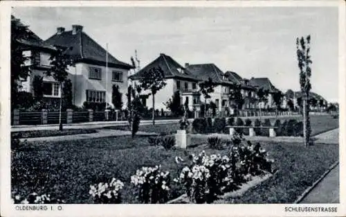 Ak Oldenburg im Großherzogtum Oldenburg, Schleusenstraße