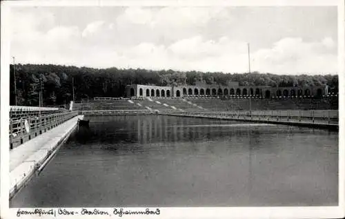 Ak Frankfurt Oder, Stadion, Schwimmbad