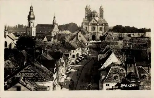 Foto Ak Speyer am Rhein, Stadtbild