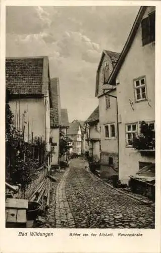 Ak Bad Wildungen in Nordhessen, Blick in die Ranzenstraße