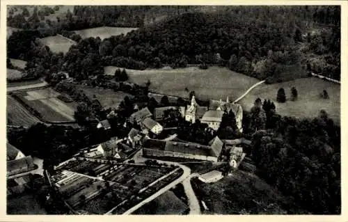 Ak Lauterbach in Hessen, Schloss Eisenbach, Fliegeraufnahme