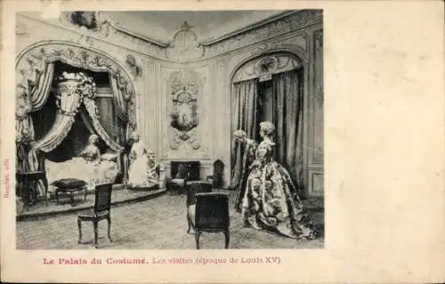 Ak Paris, Ausstellung 1900, Palais du Costume, Besichtigungen