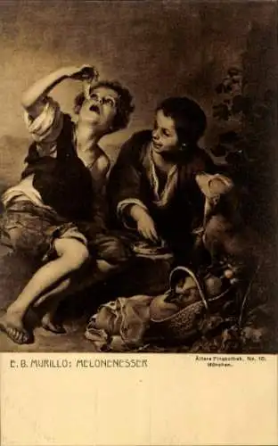 Künstler Ak Murillo, Melonenesser