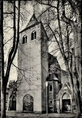 Ak Osterath Meerbusch, Katholische Pfarrkirche, Glockenturm