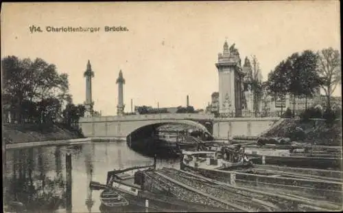 Ak Berlin Charlottenburg, Charlottenburger Brücke