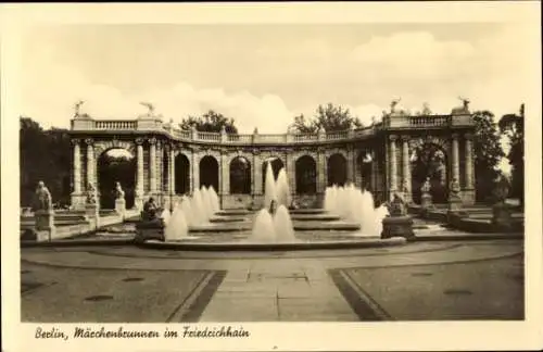 Ak Berlin Friedrichshain, Märchenbrunnen