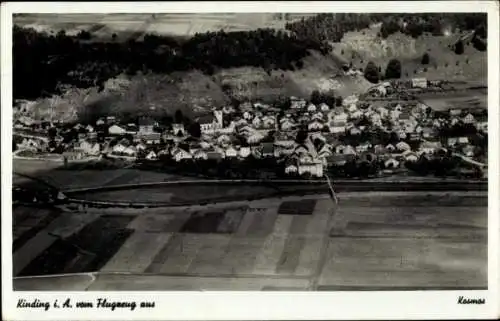 Ak Kinding in Oberbayern, Fliegeraufnahme