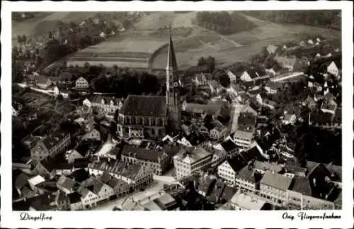 Ak Dingolfing in Niederbayern, Gesamtansicht