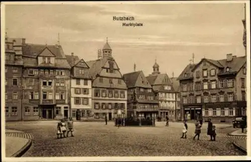 Ak Butzbach im Taunus Hessen, Marktplatz