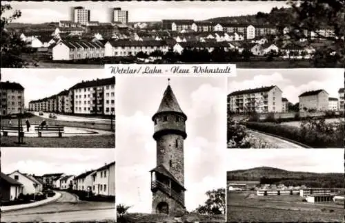 Ak Wetzlar in Hessen, Totale, Turm, Siedlung