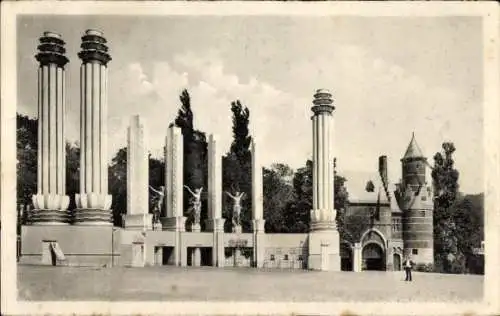 Ak Brüssel, Weltausstellung 1935, Haupteingang