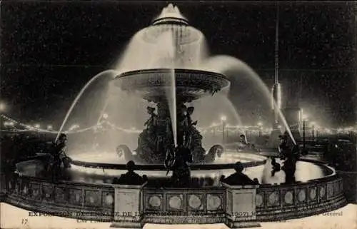 Ak Paris, Zehnjährige Automobilausstellung 1907