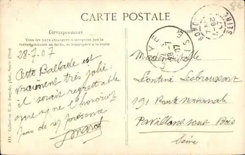 Ak Coye Oise, Ermitage, Eingang