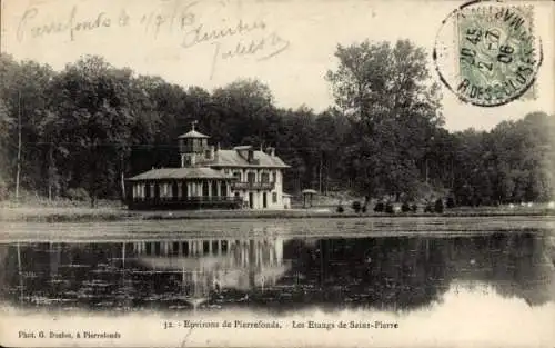 Ak Pierrefonds Oise, Les Etangs de Saint-Pierre