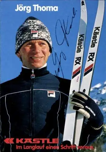 Autogrammkarte Ski, Wintersport, Jörg Thoma