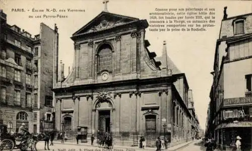 Ak Bourse de Paris II, Kirche Notre Dame des Victoires du les Petits Peres