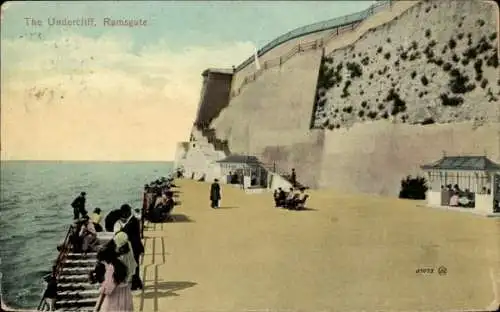 Ak Ramsgate Kent England, Undercliff