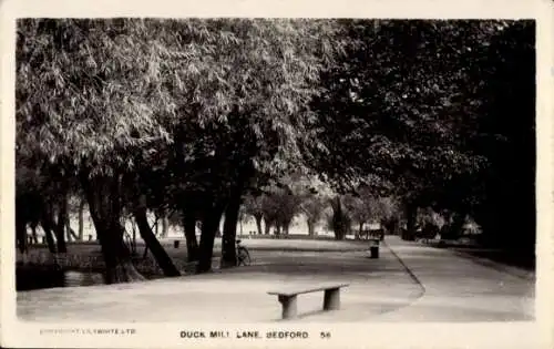 Ak Bedford Bedfordshire England, Duck Mill Lane